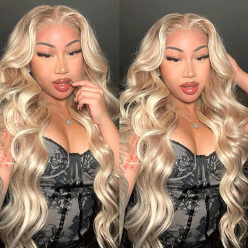 Ali Annabelle 613 Honey Blonde Peruvian Body Wave 13x4 Lace Front Human Hair Wigs